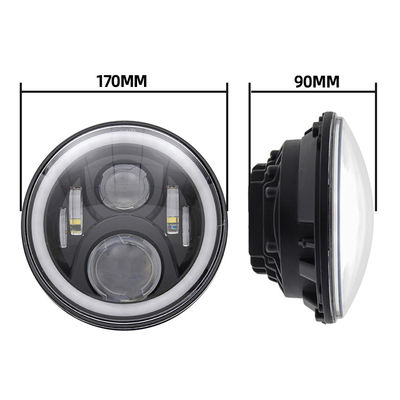 7&quot; Halo-Nebelscheinwerfer JK H1 DRL, RGB-Halo-Ringe für Scheinwerfer