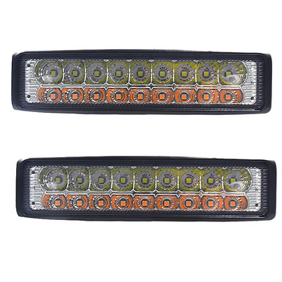 IP67 2 Auto-Arbeit der Reihen-18pcs 54W beleuchtet Doppelfarbe