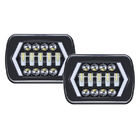 5x7 bewegt LED nicht für den Straßenverkehr Schritt für Schritt fort, die Nebelscheinwerfer, rechteckige Scheinwerfer 4500lm LED fährt