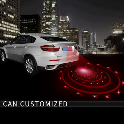 Endstück-führte hinterer Auto-Abstands-Laser-Nebel-Tür-Laser Proyector Anticolision Para Coches 12v 24v Logo Projection Lights