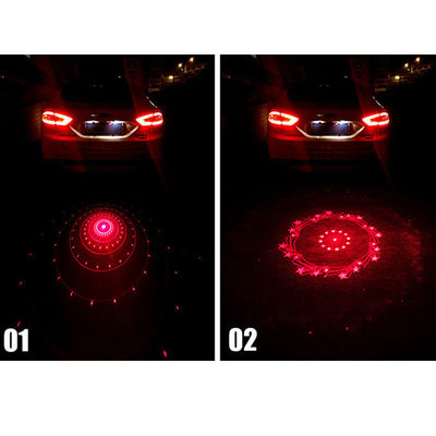 Endstück-führte hinterer Auto-Abstands-Laser-Nebel-Tür-Laser Proyector Anticolision Para Coches 12v 24v Logo Projection Lights